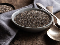 Organic black chia seeds