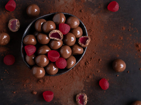 Milk Chocolate Raspberries