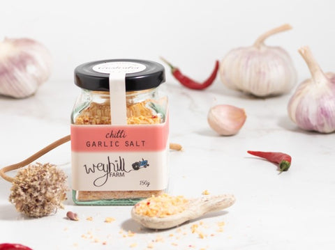 Garlic Salt - Chilli - Weyhill Farm Gippsland - 150g